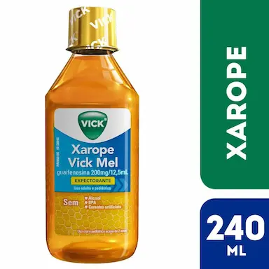 Vick Mel Guaifenesina 200mg/12,5ml Xarope 240ml