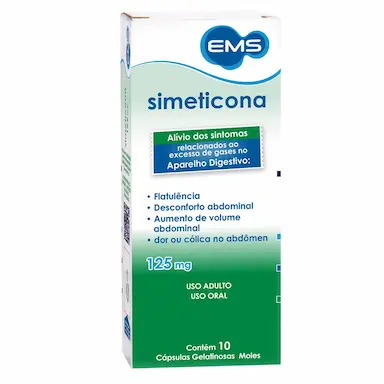 Ems Simeticona Simeticona 125mg 10 cápsulas