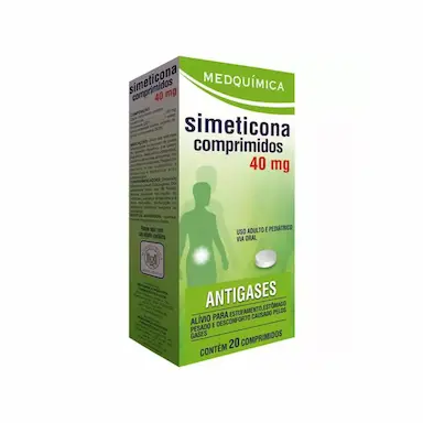 Simeticona 40mg 20 Comprimidos Medquímica Genérico