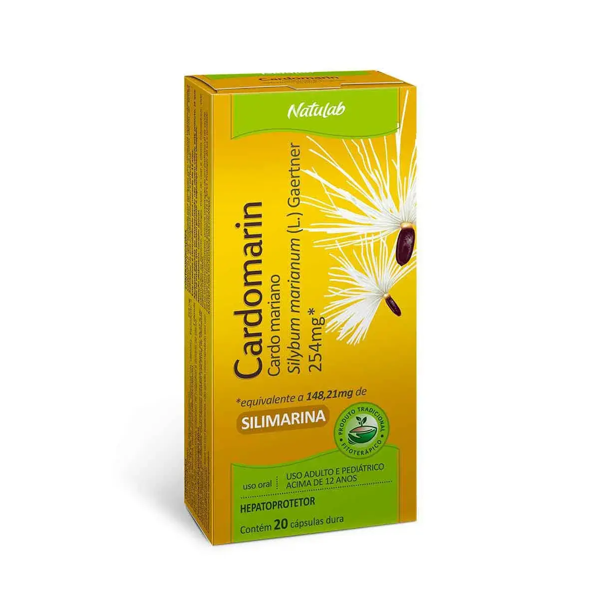 Cardomarin Silimarina 254mg 20 cápsulas