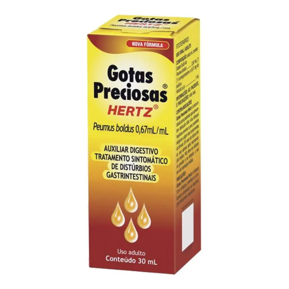 Gotas Preciosas Hertz Solução 30ml