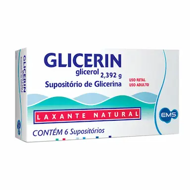 Glicerin Adulto 6 Supositórios