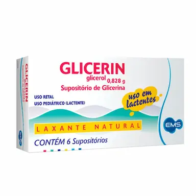 Glicerin Infantil 6 Supositórios