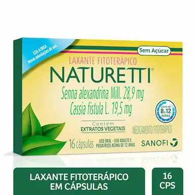 Naturetti Extratos Vegetais Sem Açúcar 16 cápsulas