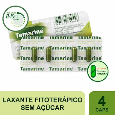 Tamarine 6mg 4 cápsulas