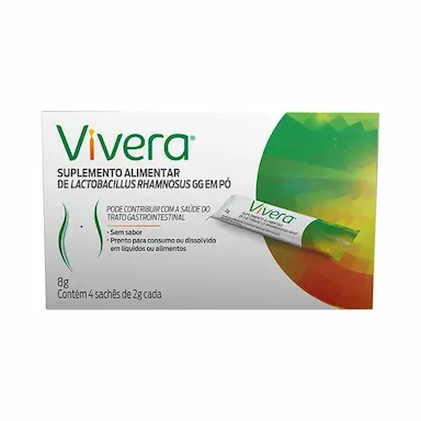 Probiótico Vivera 4 Sachês de 2g cada