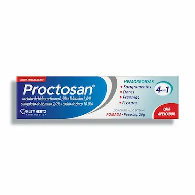 Proctosan 0,5% + 2,0% + 2,0% + 10,0% Pomada 20g