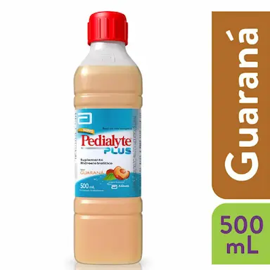 Pedialyte Plus Sabor Guaraná Solução 500ml