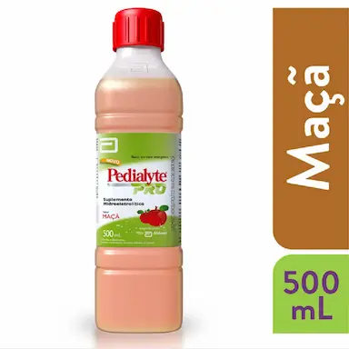 Pedialyte Pro Sabor Maçã Solução 500ml