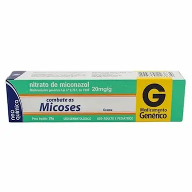 Nitrato de Miconazol 20mg/g Creme Dermatológico 28g Neo Química Genérico