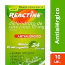 Reactine 10mg 10 cápsulas