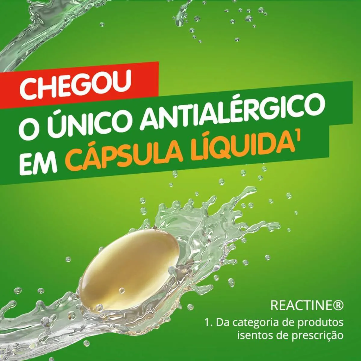 Reactine 10mg 10 cápsulas