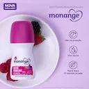 Desodorante Antitranspirante Monange Frutas Vermelhas Feminino Roll-on 50ml