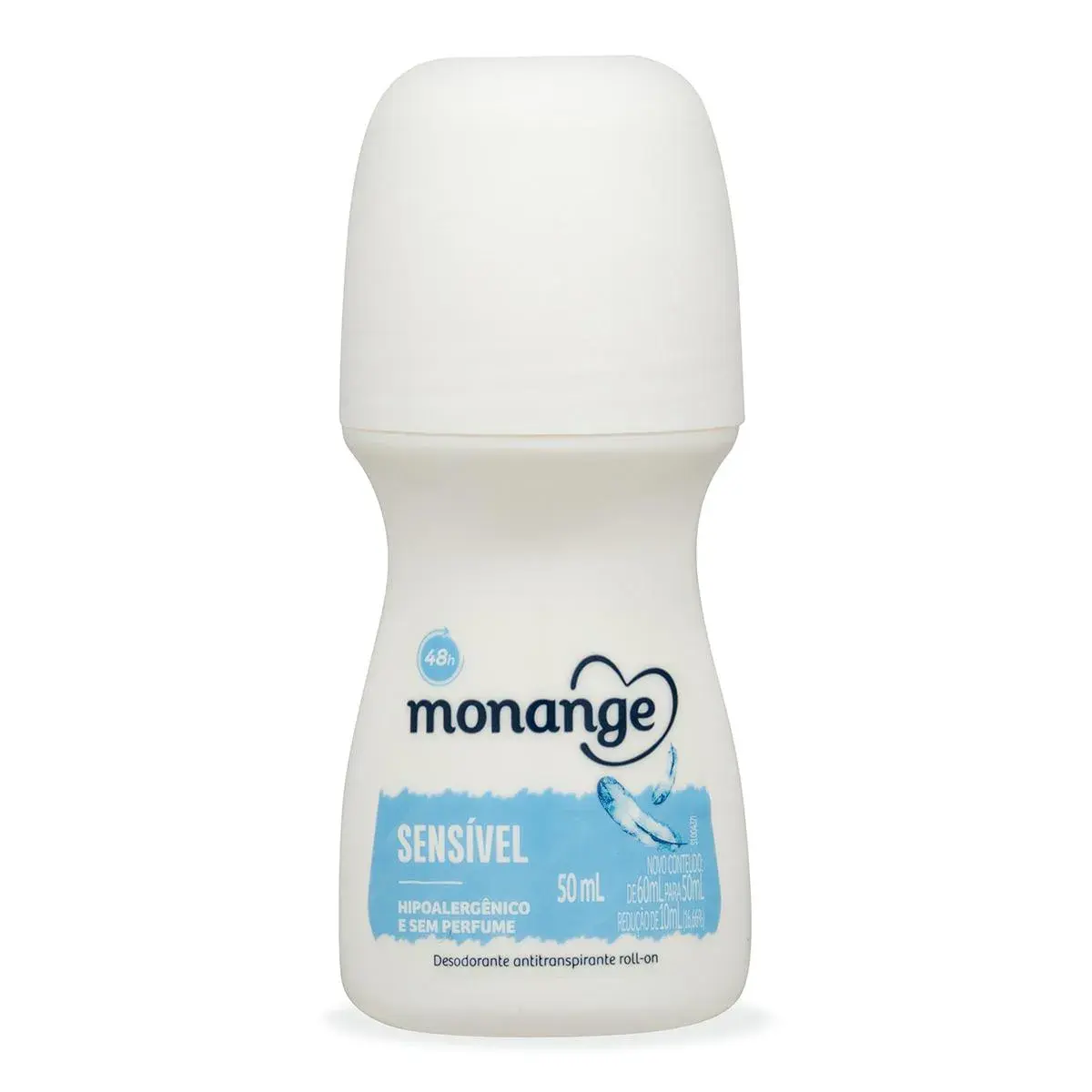 Desodorante Antitranspirante Monange Sensível Feminino Roll-on 50ml