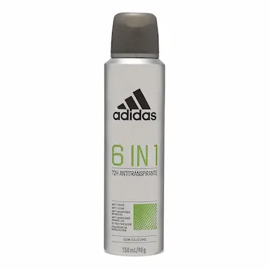 Desodorante Antitranspirante Adidas 6 in 1 72h Masculino 150ml