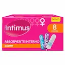 Absorvente Interno Intimus Super 8 unidades