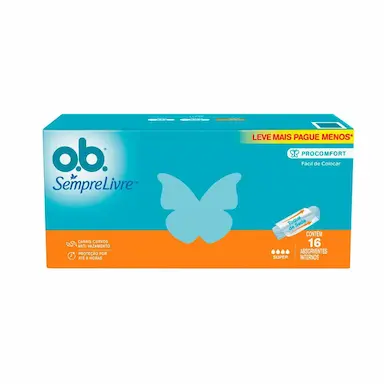 Absorvente Interno OB Sempre Livre  ProComfort Super 16 unidades