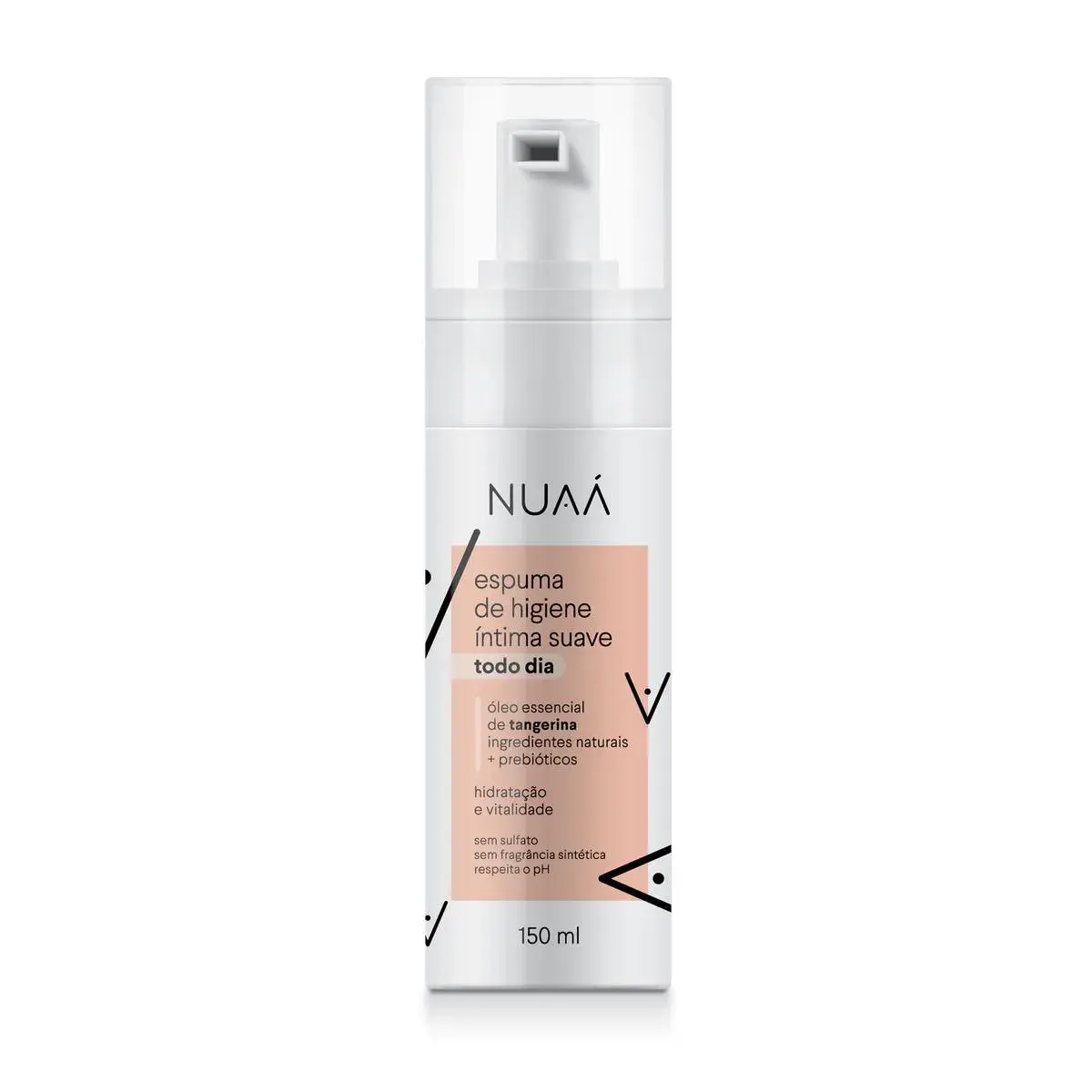 Espuma de Higiene Íntima Nuaá Suave Todo Dia 150ml