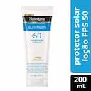 Protetor Solar Corporal Neutrogena Sun Fresh FPS 50 200ml