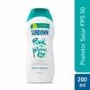 Protetor Solar Corporal Sundown Praia e Piscina FPS 50 com 200ml