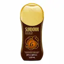 Loção Bronzeadora Sundown Gold FPS 6 com 120ml