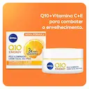 Creme Facial Antissinais Dia Nivea Q10 Energy Vitamina C FPS 15 50g
