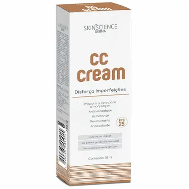 Creme Skinscience CC Cream Disfarça Imperfeições FPS 25 com 30ml