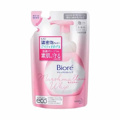 Sabonete Facial Bioré Marshmallow Whip Moisture Refil com 130ml
