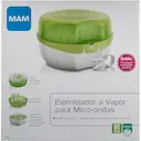 Esterilizador de Mamadeira a Vapor MAM para Micro-Ondas com 1 unidade