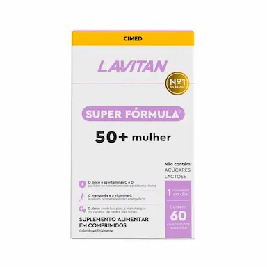 Polivitamínico Lavitan Super Fórmula 50+ Mulher 60 comprimidos