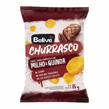 Salgadinho Vegano Believe Churrasco 25g