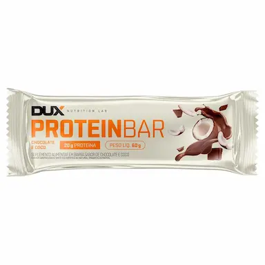 Barra de Proteína Dux Protein Bar Chocolate e Coco 60g