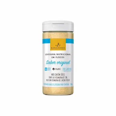 Levedura Nutricional em Flocos Bianca Simões Sabor Original com 50g