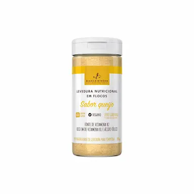 Levedura Nutricional em Flocos Bianca Simões Sabor Queijo com 50g
