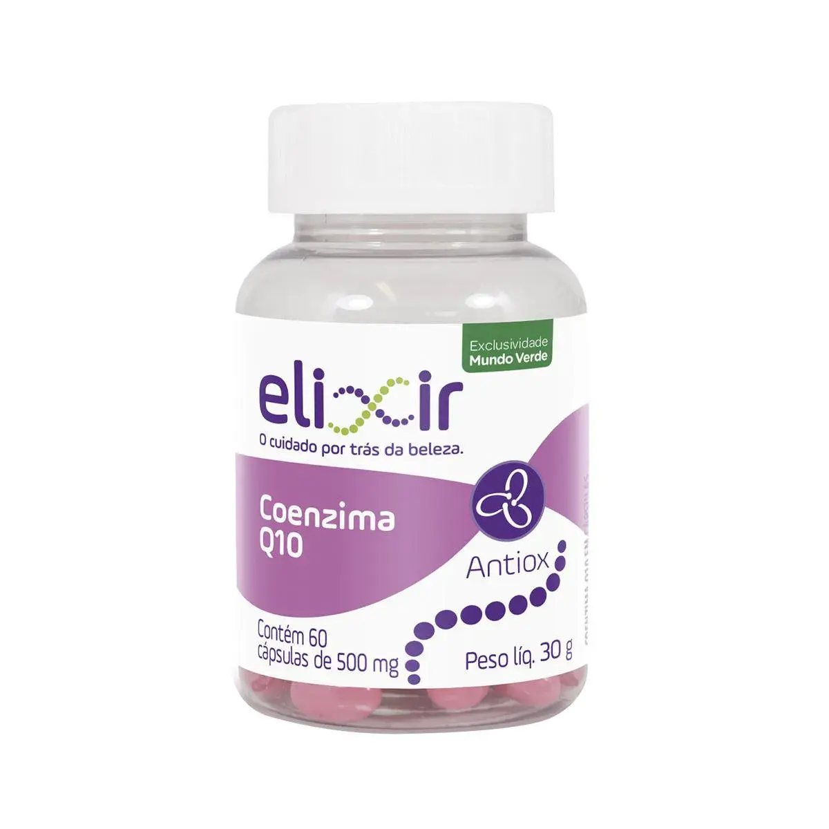 Coenzina Q10 Elixir com 60 cápsulas