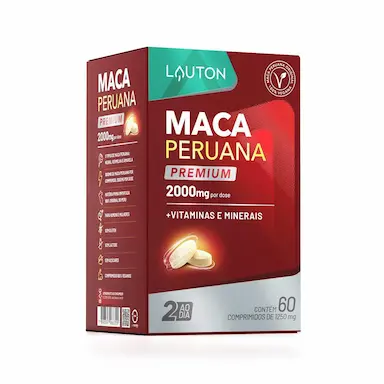 Suplemento Alimentar Maca Peruana Premium Lauton Nutrition 1000mg com 60 comprimidos