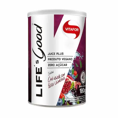 Life's Good Vitafor Sabor Chá Verde com Frutas Vermelhas com 180g