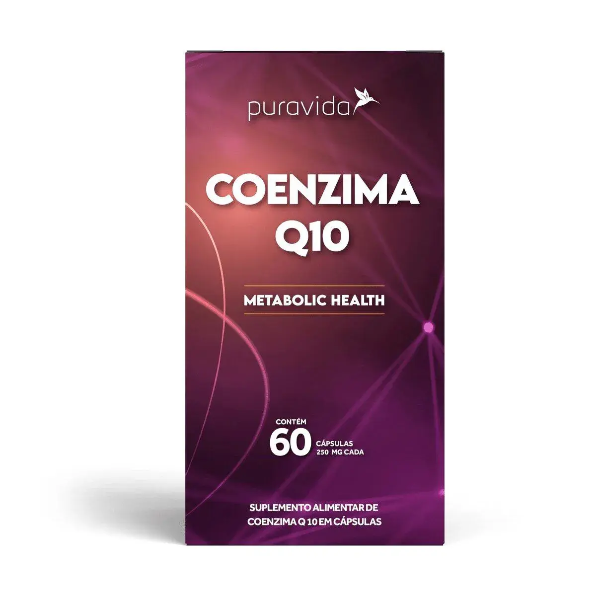 Suplemento Alimentar Coenzima Q10 Puravida - 60 Cápsulas