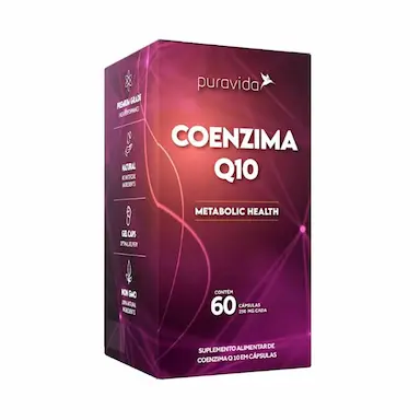 Suplemento Alimentar Coenzima Q10 Puravida - 60 Cápsulas