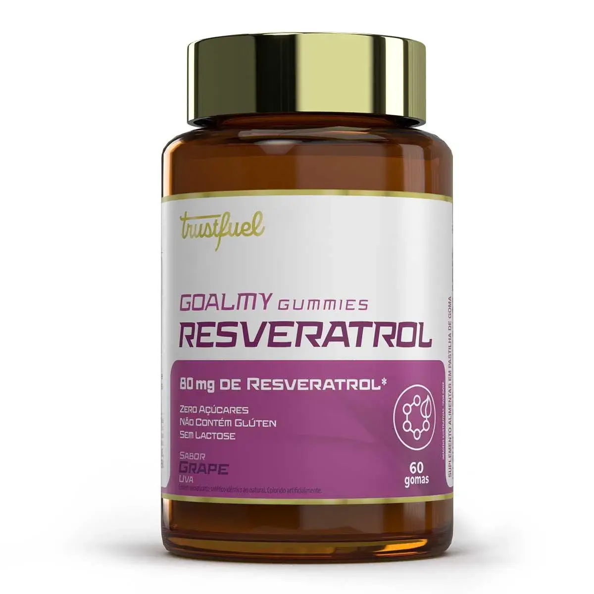 Suplemento Alimentar Goalmy Gummies Resveratrol 60 gomas