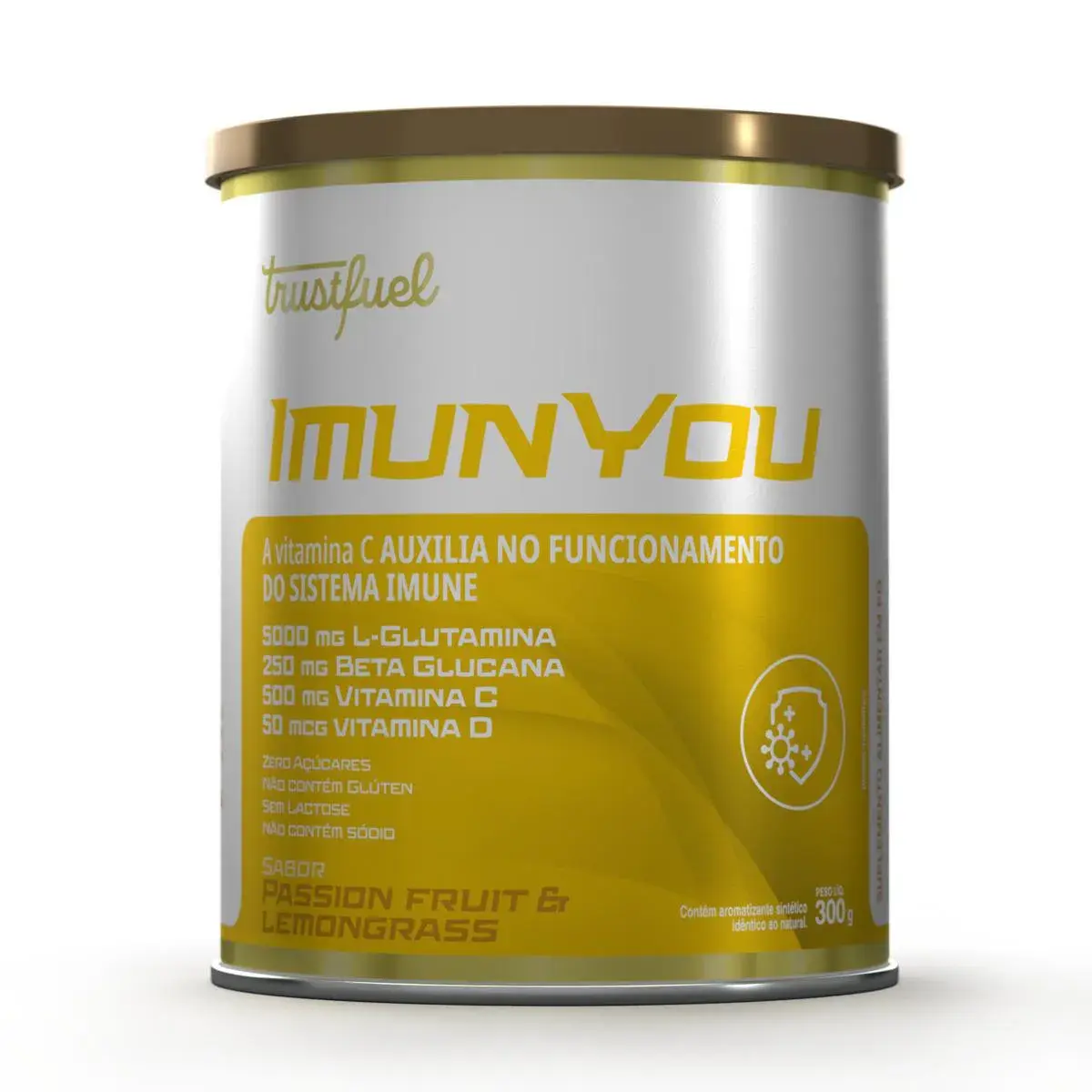 Suplemento Alimentar Imunyou Passion Fruit & Lemongrass Trustfuel 300g
