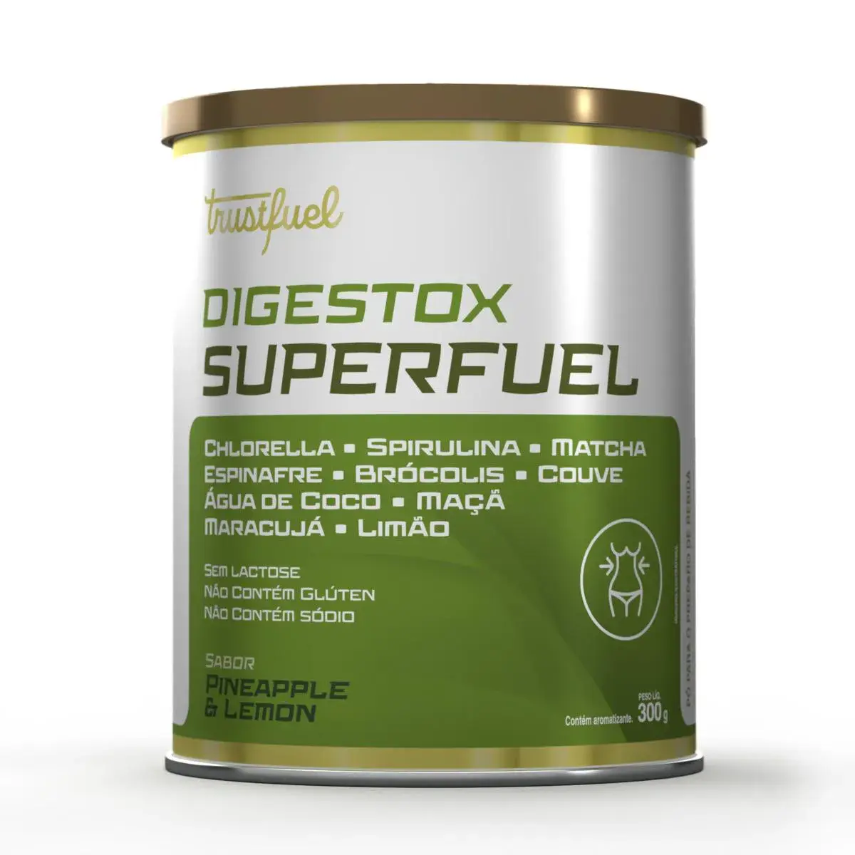Suplemento Alimentar Trustfuel Digestox Superfuel Pineapple & Lemon 300g