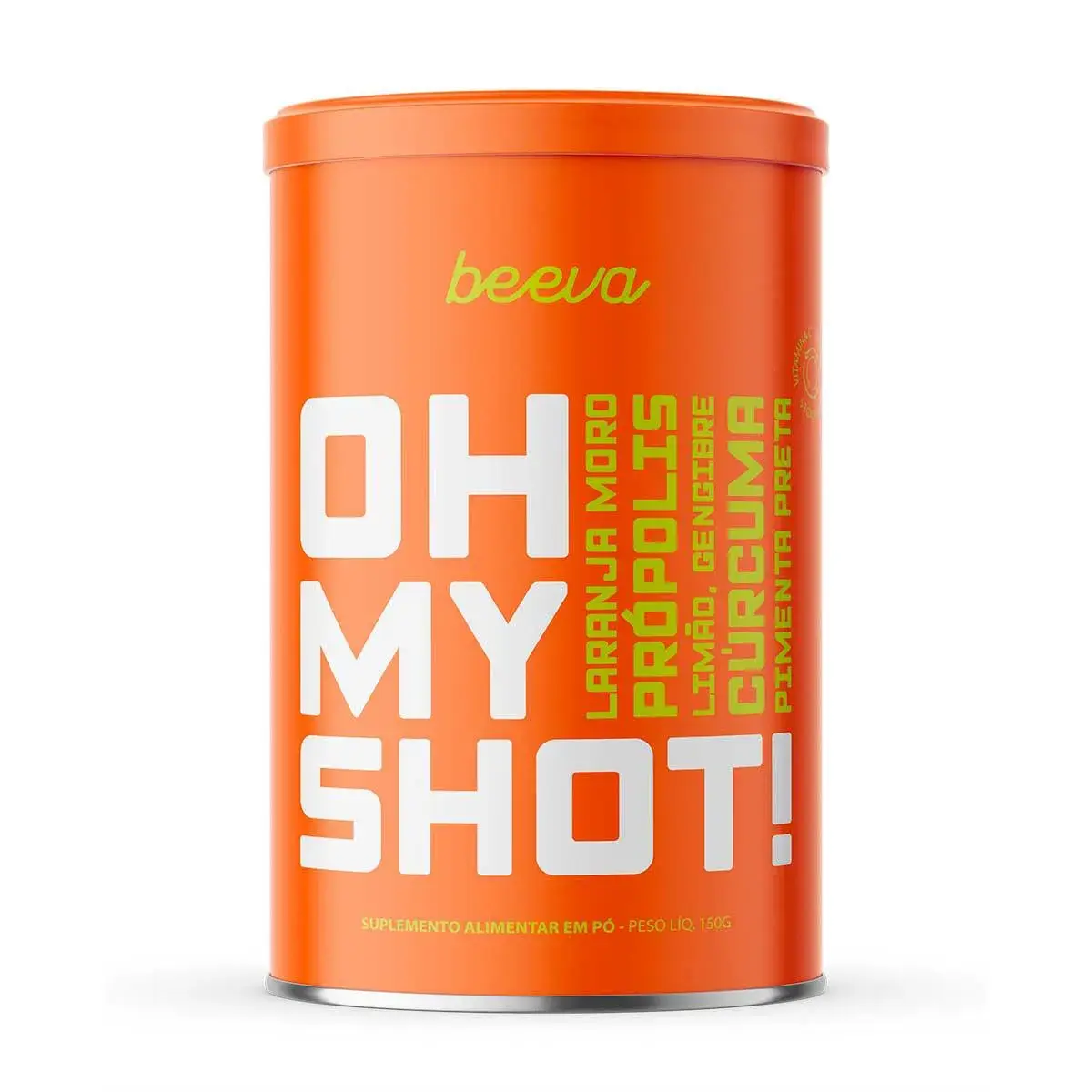 Suplemento Alimentar Beeva Oh My Shot! lata 150g