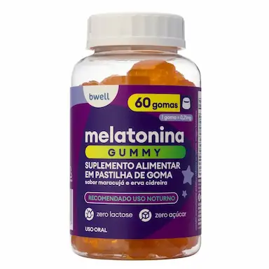 Melatonina Gummy Bwell 60 gomas