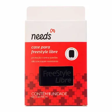 FreeStyle Libre Case Needs Preto com 1 unidade