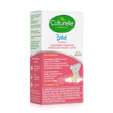 Culturelle Probiótico Bebê Gotas 6ml