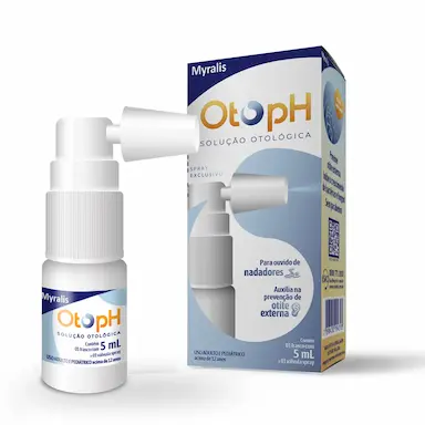 Otoph Solução Otológica Frasco 5ml + 1 Válvula Spray