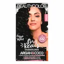 Coloração Creme Vegana Beautycolor Cores Reais 1.0 Preto Onix