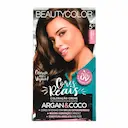 Coloração Creme Vegana Beautycolor Cores Reais 5.0 Castanho Claro