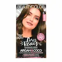 Coloração Creme Vegana Beautycolor Cores Reais 6.1 Louro Escuro Acinzentado
